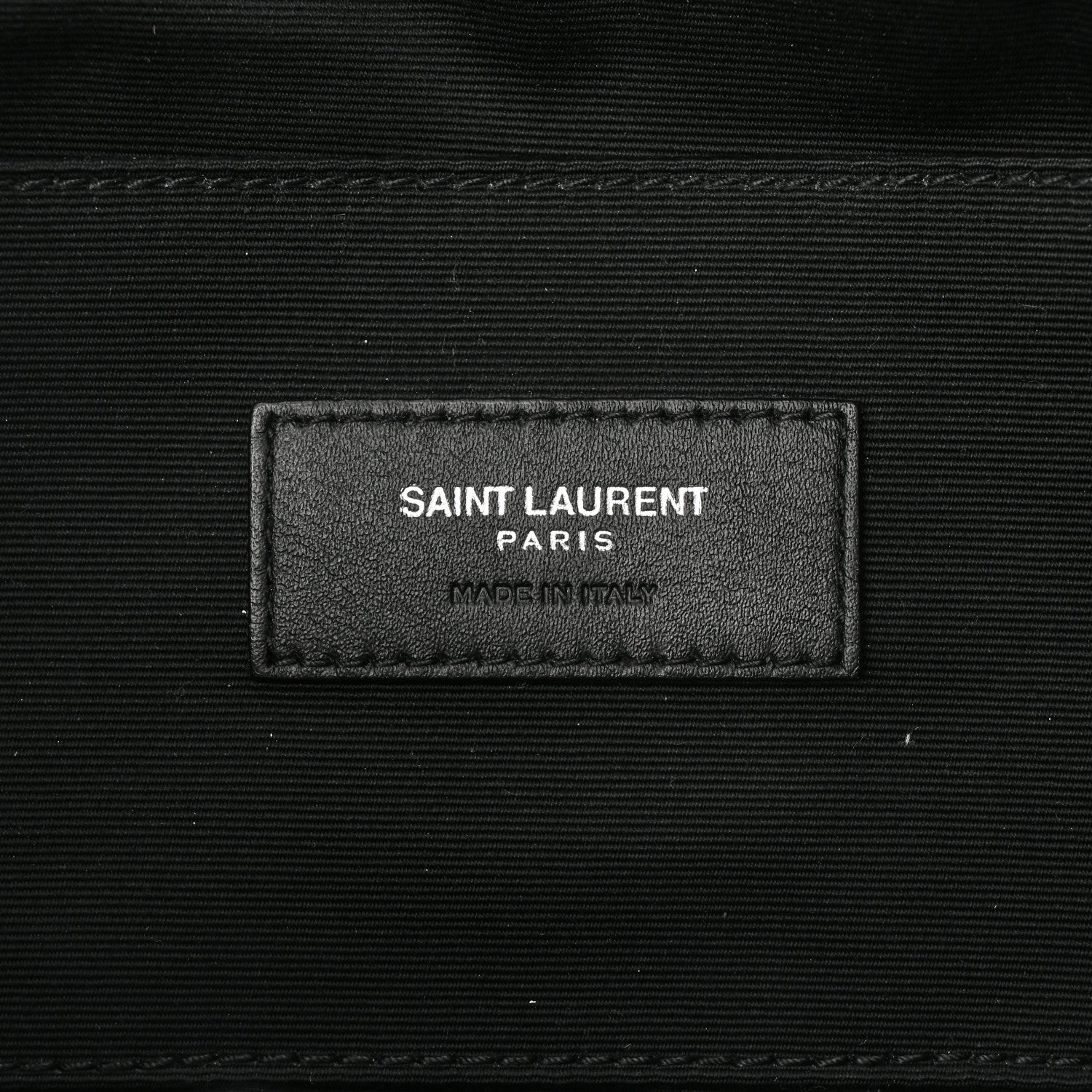 Saint Laurent Calfskin Monogram Belt Bag Black 6 of 11