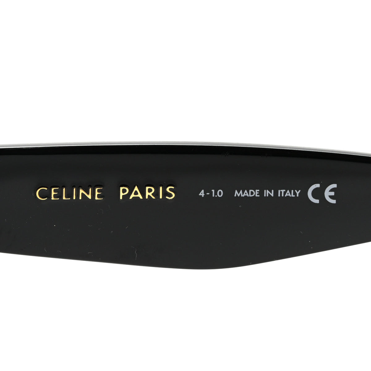 Acetate Polarized Cat Eye Sunglasses CL4004IN Black