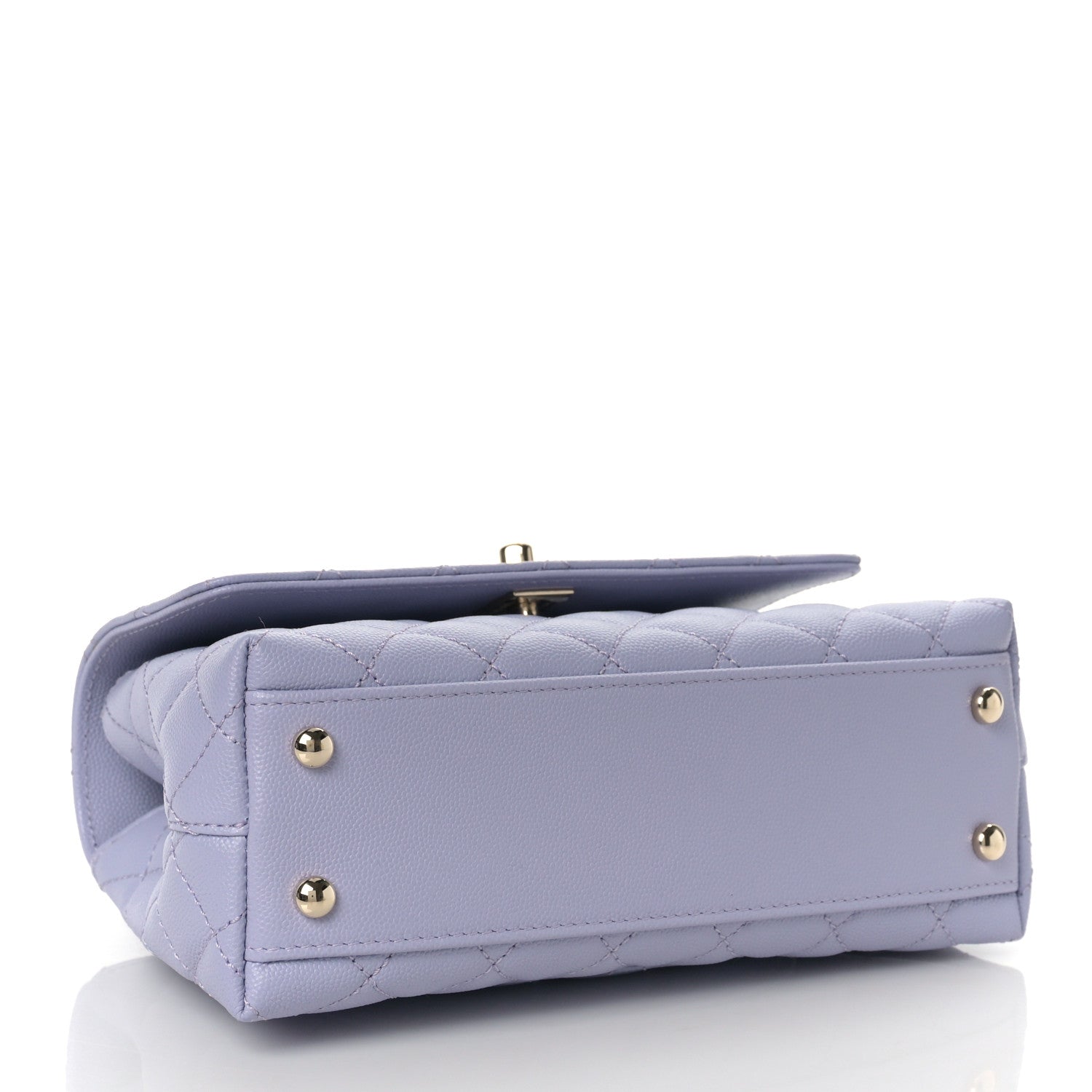 Chanel Caviar Quilted Mini Coco Handle Flap Light Purple 1 of 11