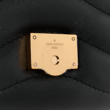 Louis Vuitton Calfskin LV New Wave Chain Bag Black 7 of 10