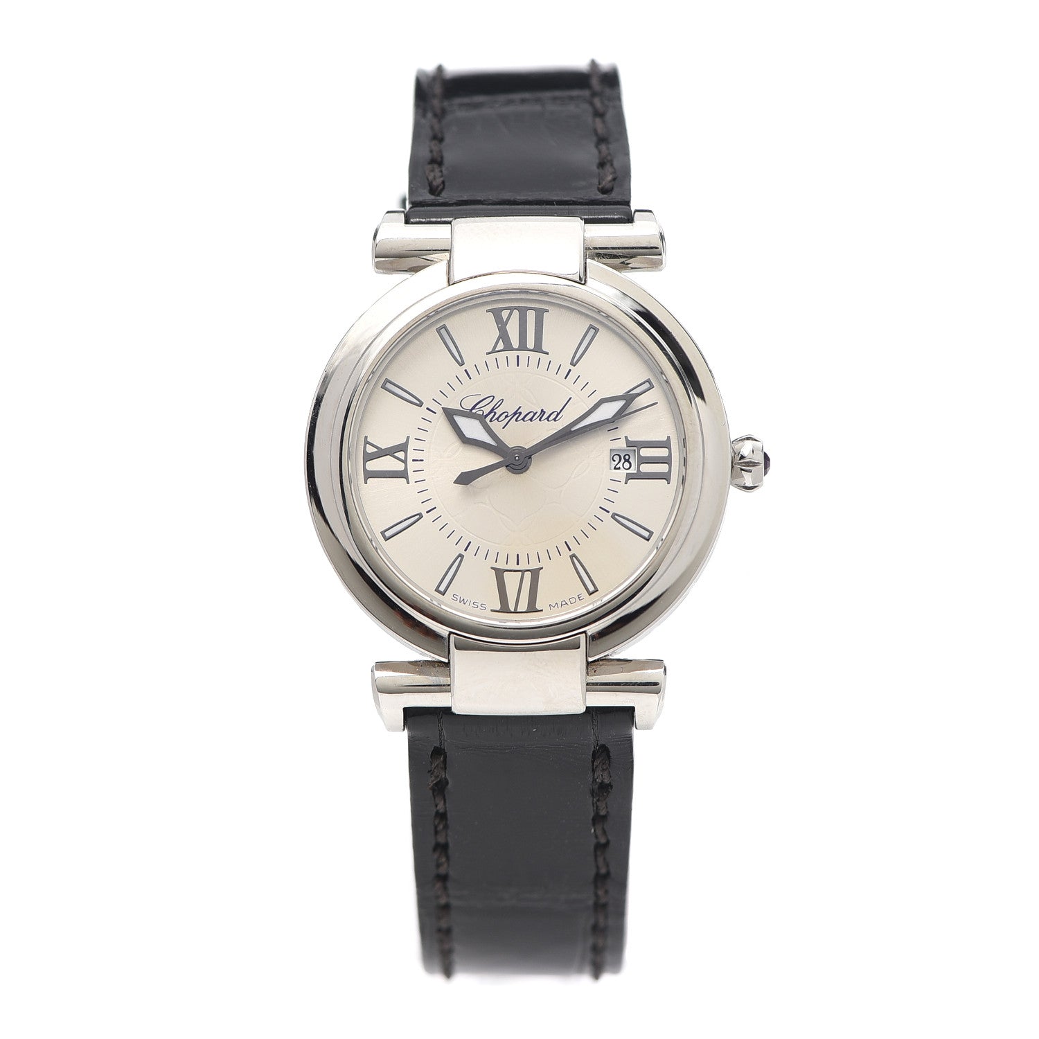 Chopard Stainless Steel Alligator 28mm Imperiale Quartz Watch 1 of 8