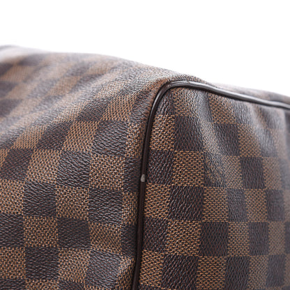 Louis Vuitton Damier Ebene Keepall Bandouliere 55 10 of 17