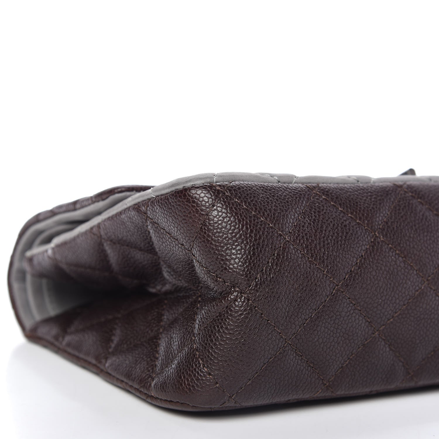 Chanel Caviar Iridescent Calfskin 2.55 Reissue 226 Flap Brown Grey 6 of 10