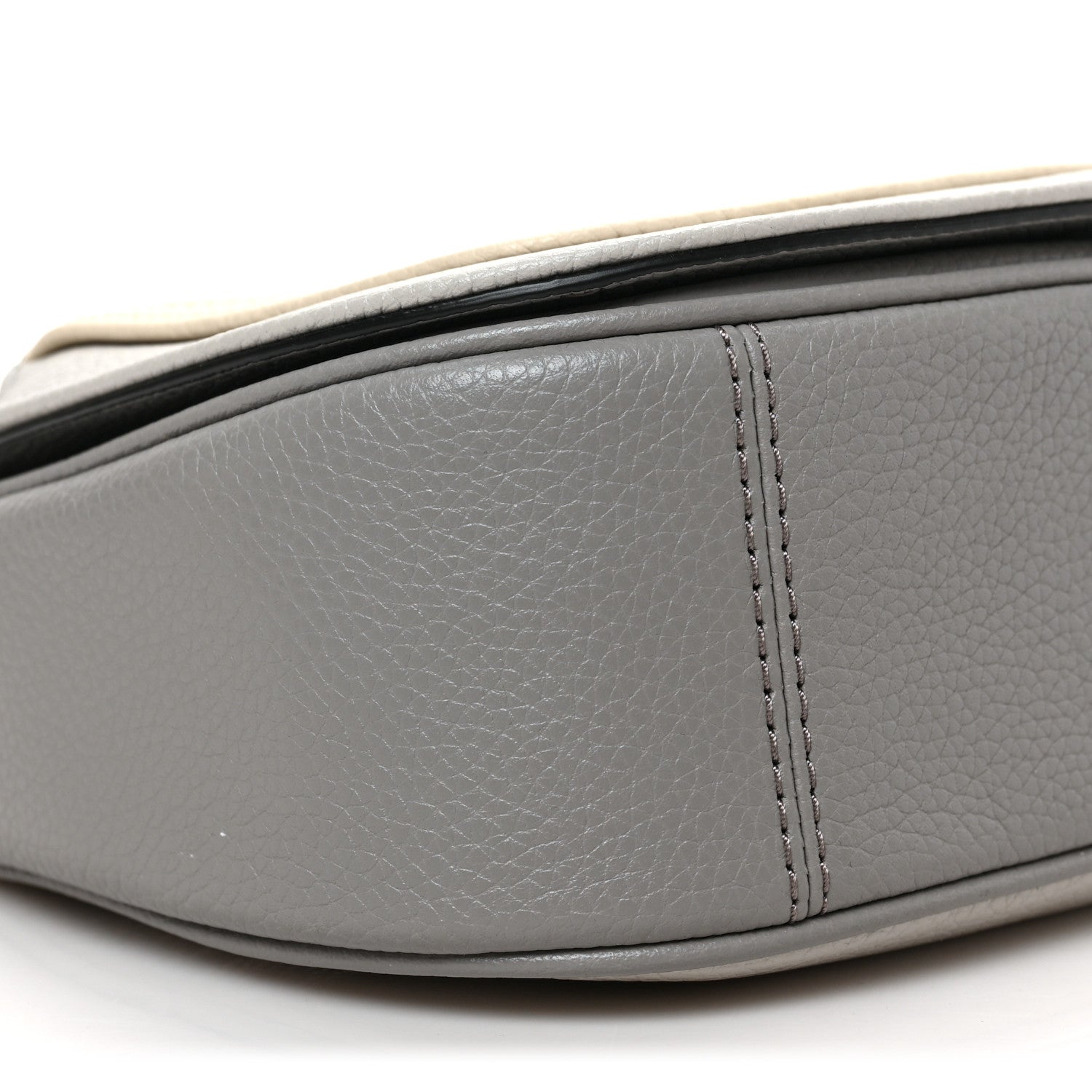Marc Jacobs Calfskin Empire City Messenger Crossbody Ghost Grey Multicolor 7 of 9