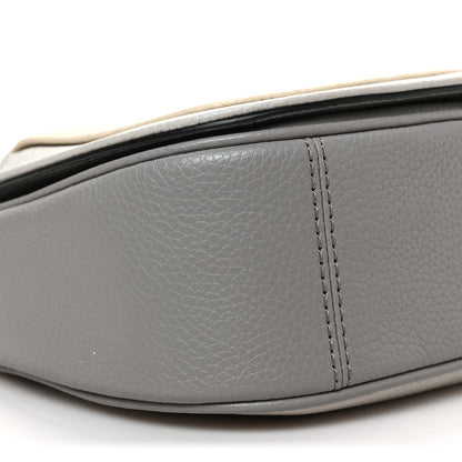 Marc Jacobs Calfskin Empire City Messenger Crossbody Ghost Grey Multicolor 7 of 9