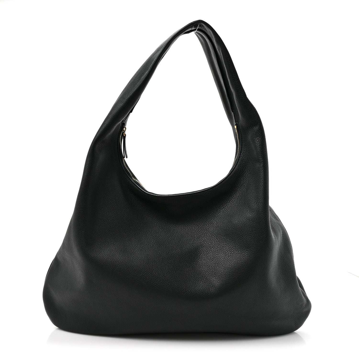 The Row Grained Calfskin Medium Everyday Shoulder Bag Bottle Green 1 of 9