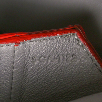 Celine Calfskin Suede All Soft Shoulder Bag Bright Orange Cement Olive 7 of 11