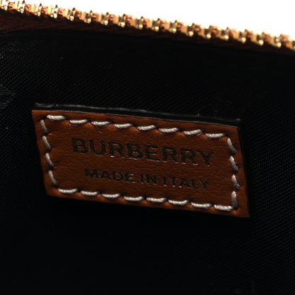 Burberry Check Calfskin Zip Card Case Holder Archive Beige 6 of 6