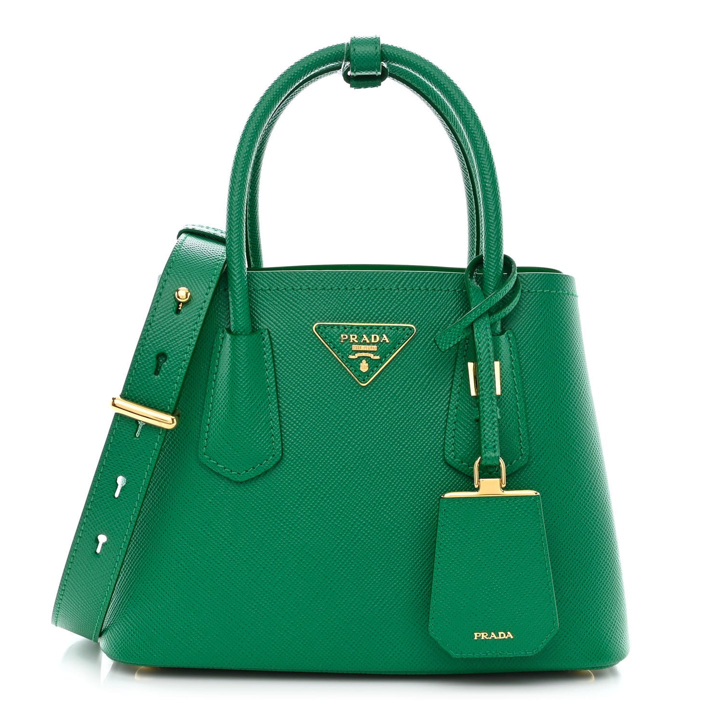 Saffiano Cuir Mini Double Bag Mango