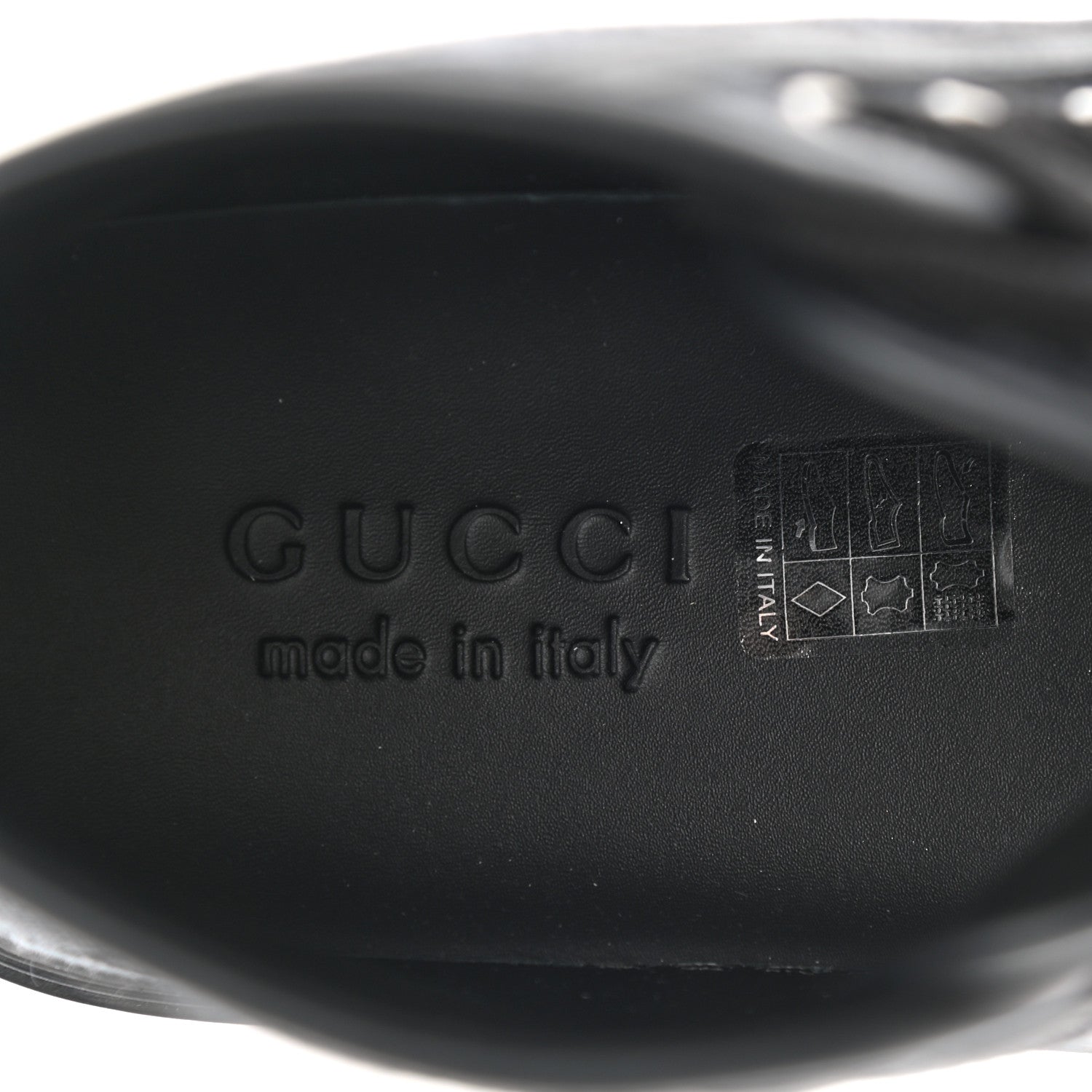 Gucci Monogram Mens High Top Sneakers 6 Black 7 of 9