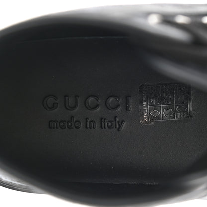 Gucci Monogram Mens High Top Sneakers 6 Black 7 of 9
