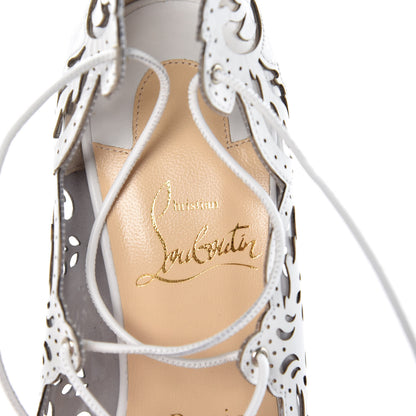 Christian Louboutin Calfskin Impera 120 Pumps 36 White 8 of 10
