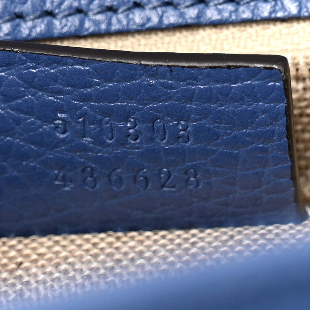 Dollar Calfskin Interlocking G Shoulder Bag Caspian