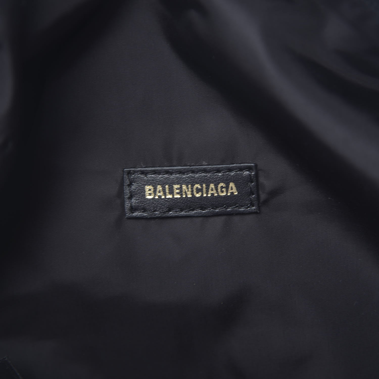 Balenciaga Recycled Sport Nylon Logo Embroidered Wheel Beltpack Black Blue 6 of 10