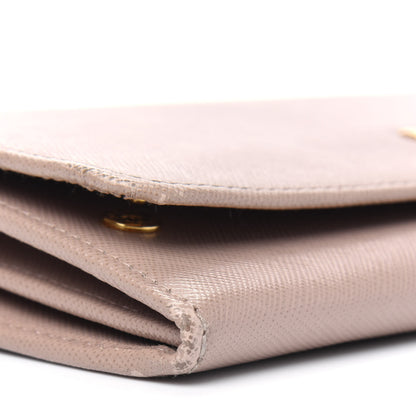 Prada Saffiano Metal Oro Chain Wallet Cammeo 9 of 16