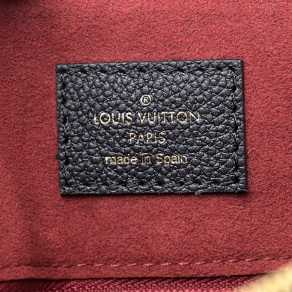 Louis Vuitton Empreinte Monogram Giant Speedy Bandouliere 25 Black Beige 8 of 8
