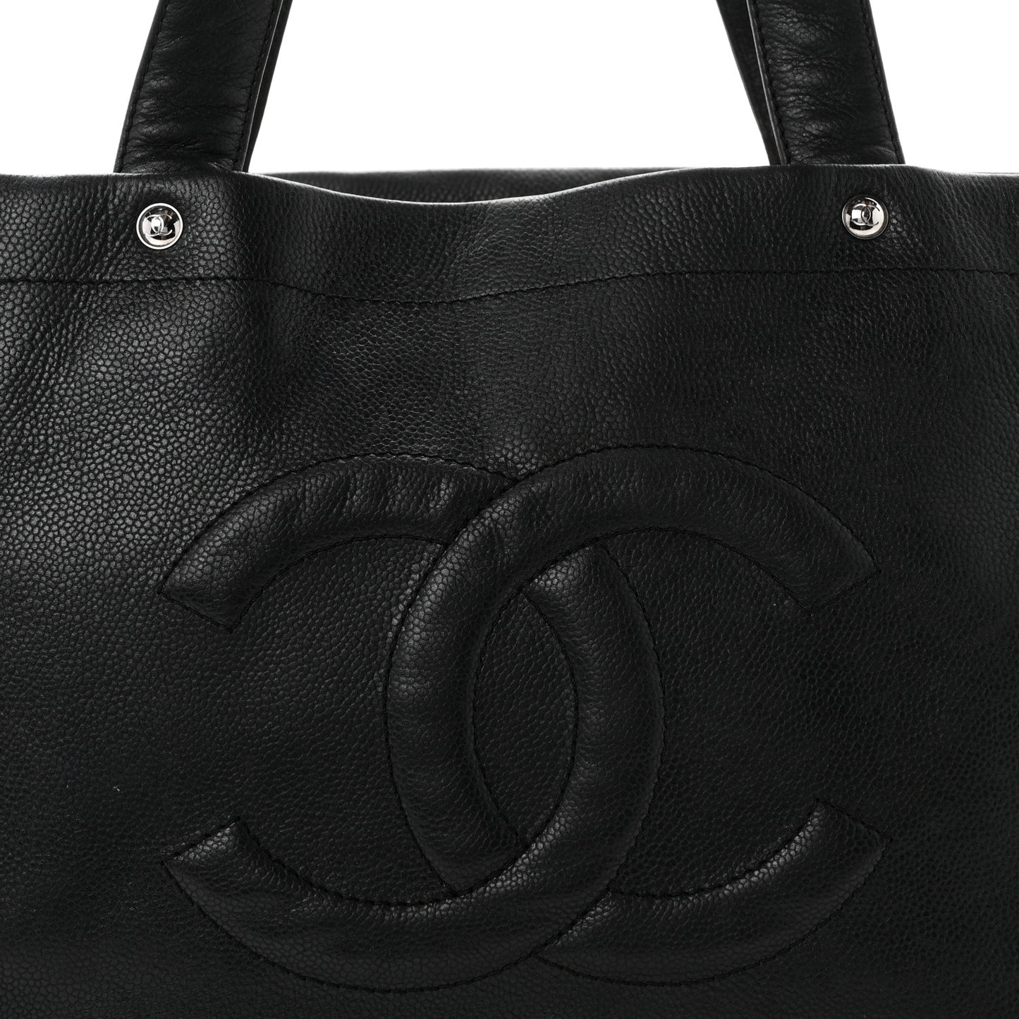 Caviar Executive Cerf Shopper Tote Black