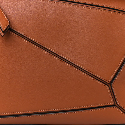Loewe Calfskin Medium Puzzle Bag Tan 9 of 11