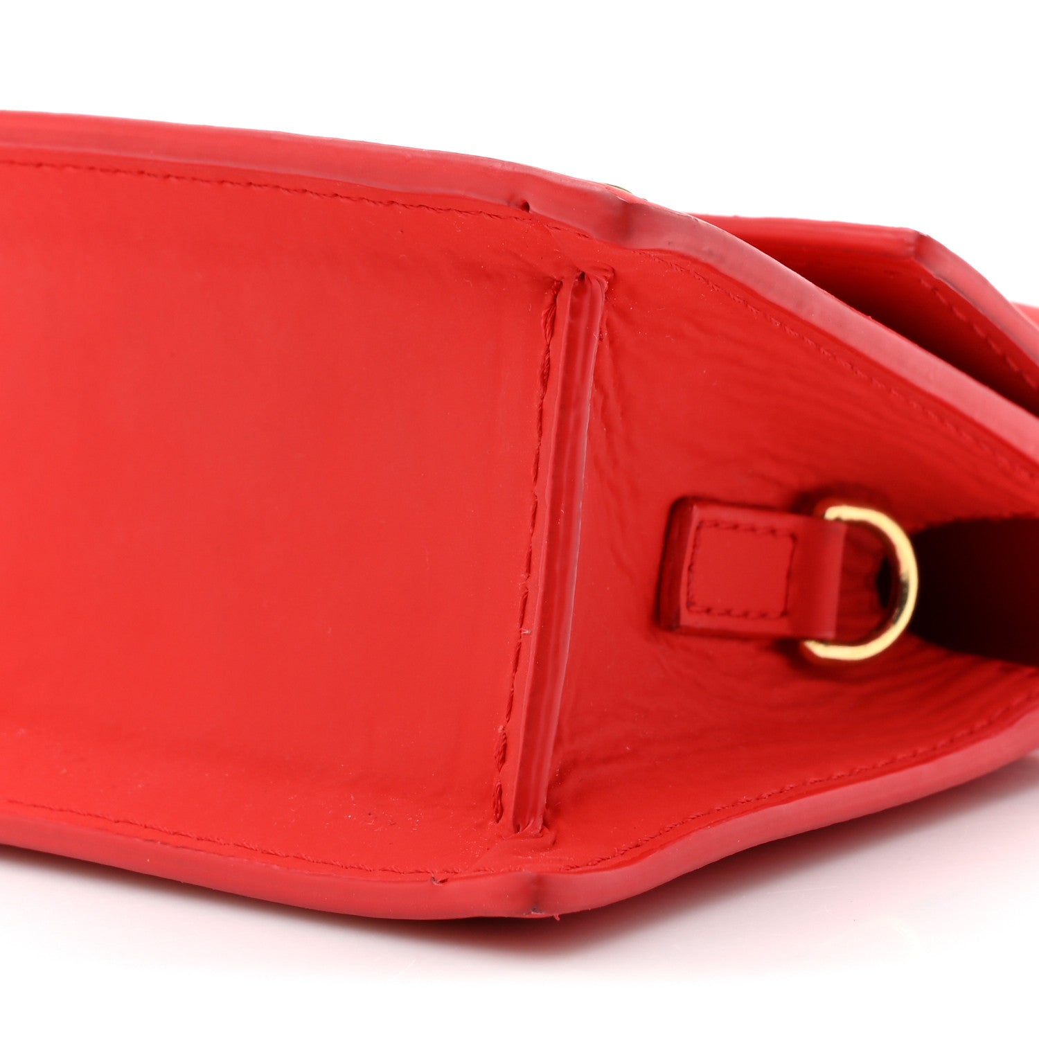 Jacquemus Rubberized Calfskin Le Chiquito Moyen Red 8 of 19