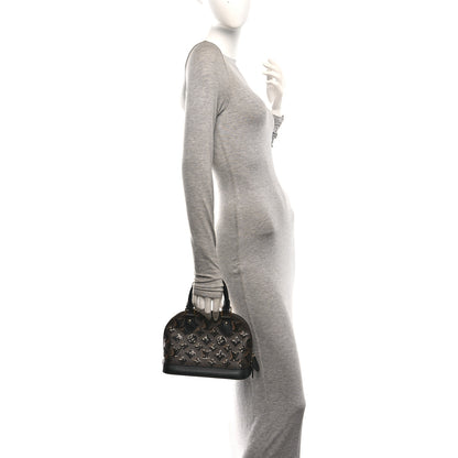 Louis Vuitton Monogram Sequins Eclipse Alma BB Black 2 of 9