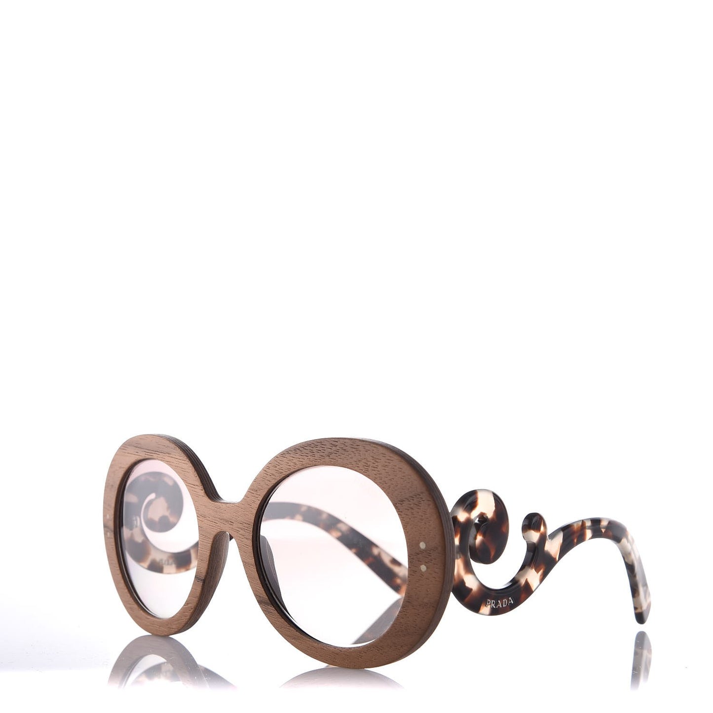 Wooden Baroque Sunglasses SPR 27R Nut Canaletto