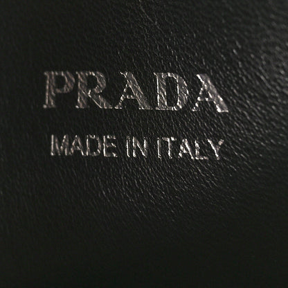 Prada Saffiano Smalto Small Panier Bucket Bag Black 6 of 8