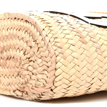 Jimmy Choo Raffia Medium Choo Beach Basket Natural Milk 9 of 9