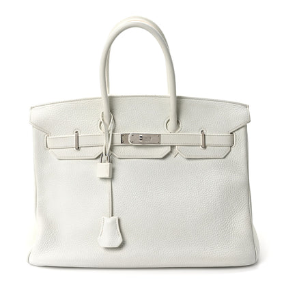 Hermes Togo Birkin 35 White 1 of 9