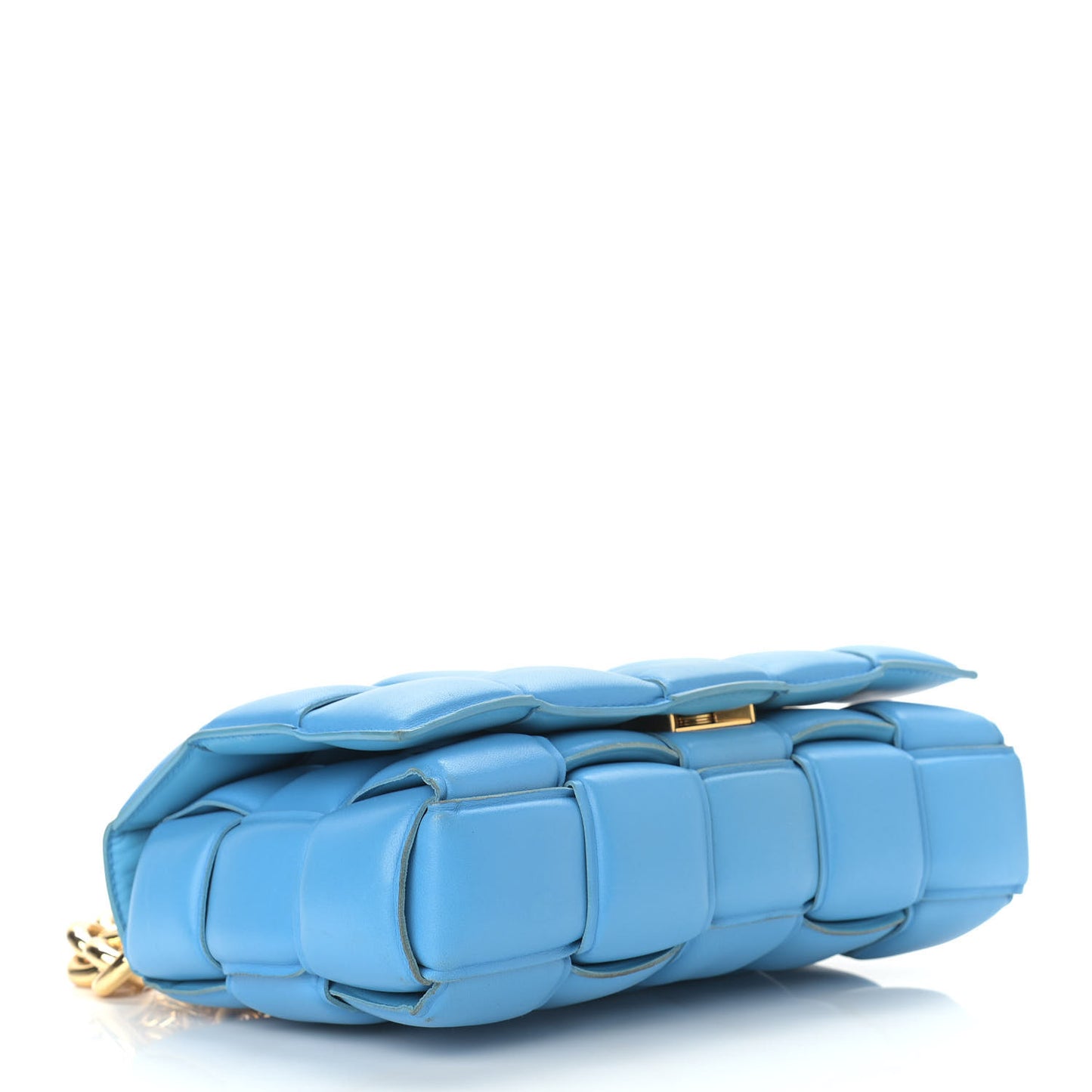 Lambskin Maxi Intreccio Padded Chain Cassette Crossbody Bag