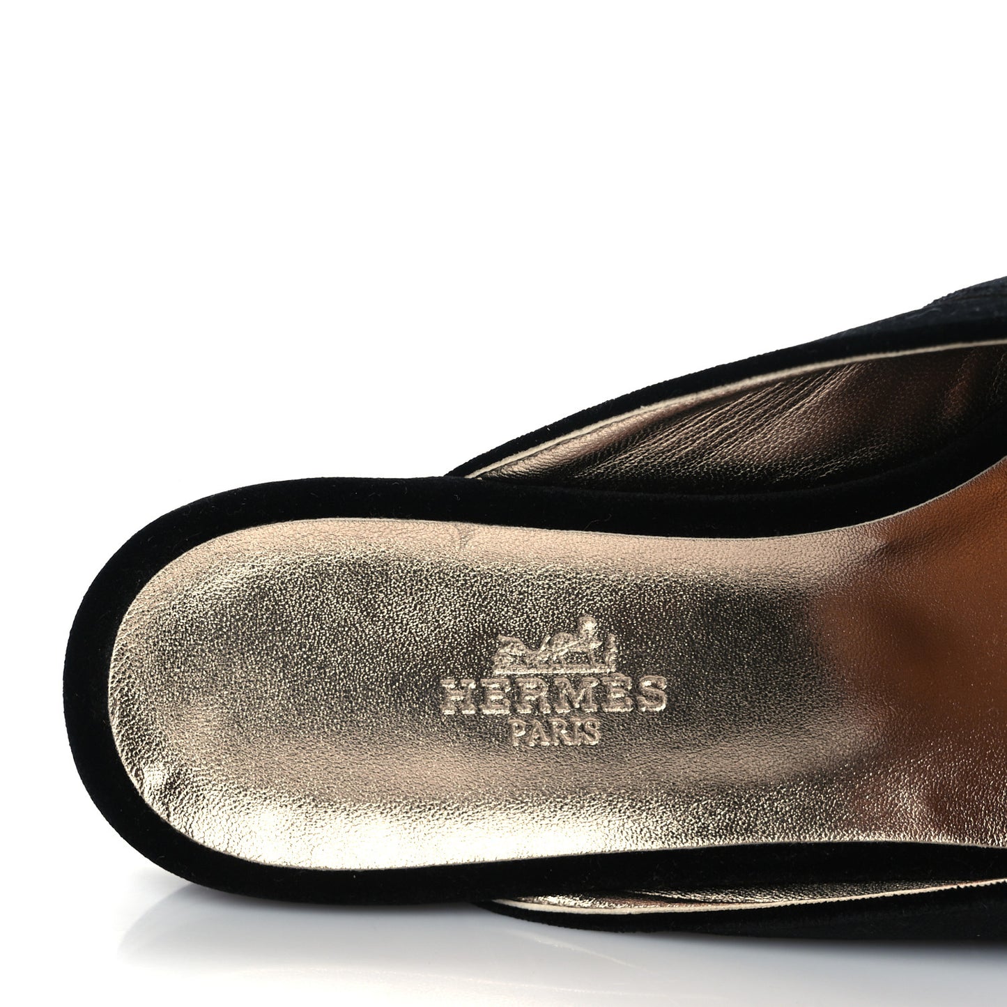 Velvet Goatskin Oz Mules 37 Black