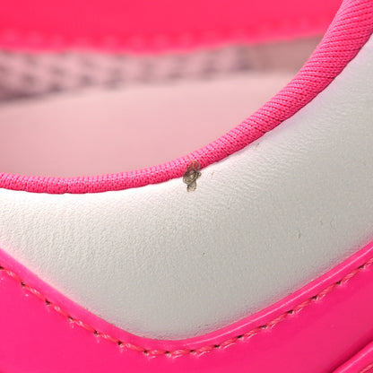 Louis Vuitton Calfskin Mesh Run Away Sneakers 37.5 Rose 8 of 8