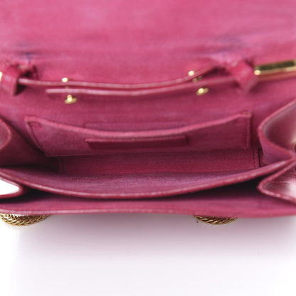 Saint Laurent Calfskin Small Classic Y Satchel Fuchsia 5 of 17