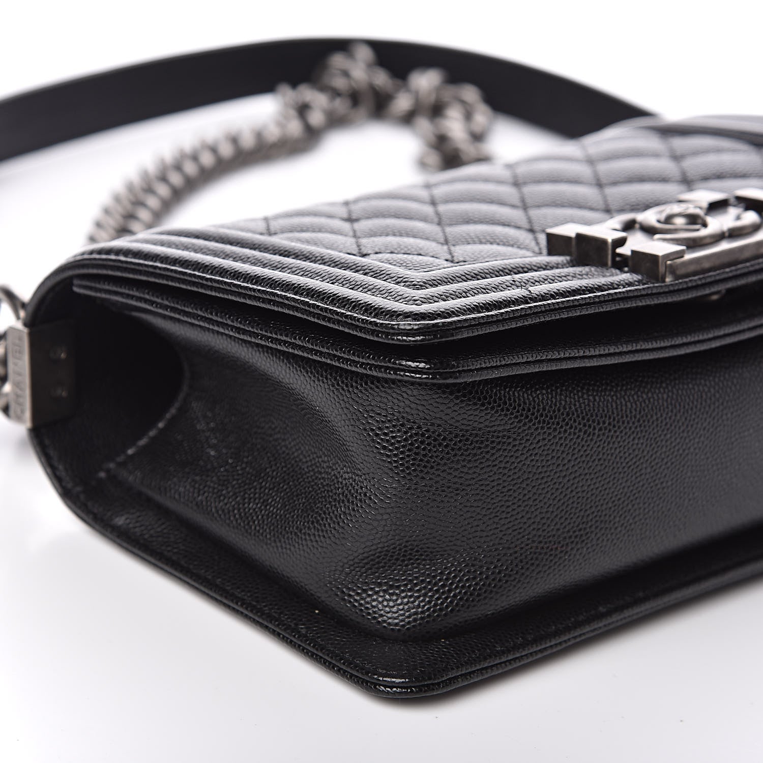 Chanel Caviar Quilted Small Boy Flap Black 8 of 12