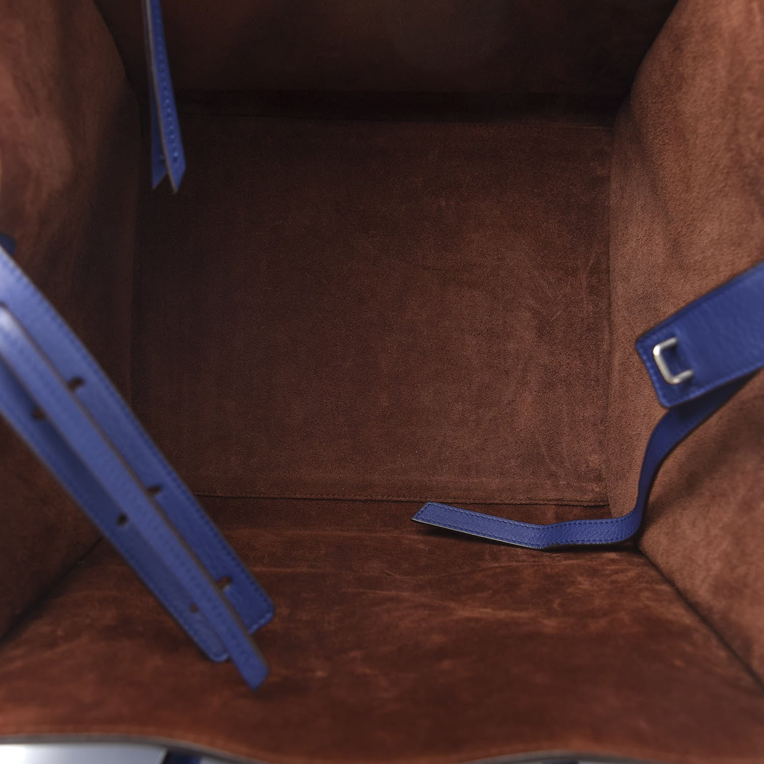 Celine Supple Calfskin Medium Phantom Luggage Indigo 5 of 12