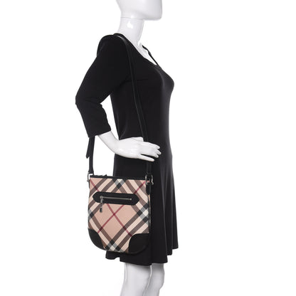 Burberry Supernova Check Small Dryden Crossbody Bag Black 2 of 8