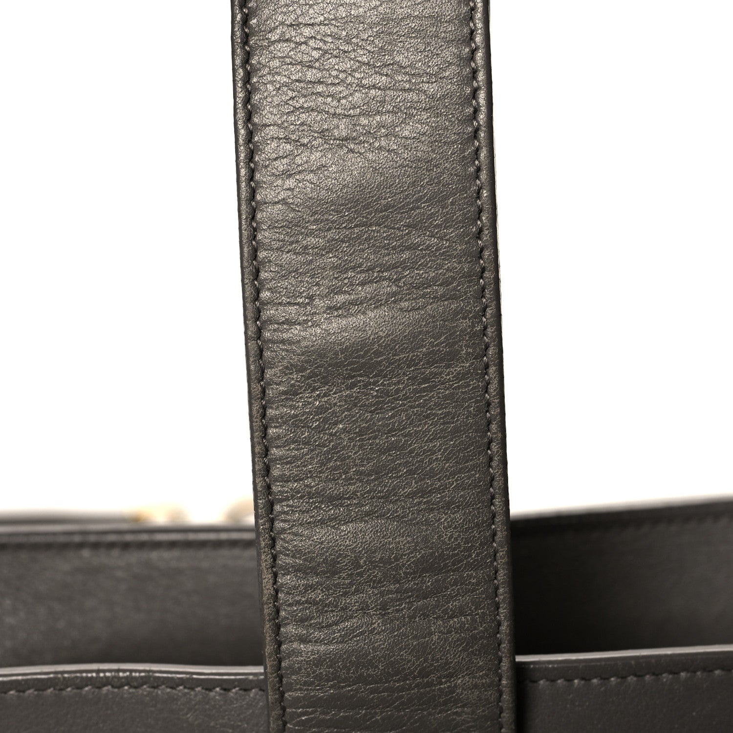 Saint Laurent Calfskin Monogram Baby Cabas Fog 17 of 22