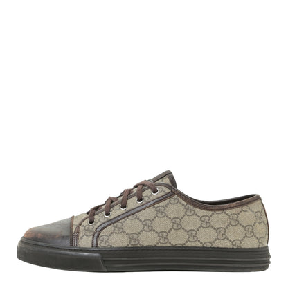 Gucci GG Supreme Monogram Mens Sneakers 8.5 Brown 1 of 22