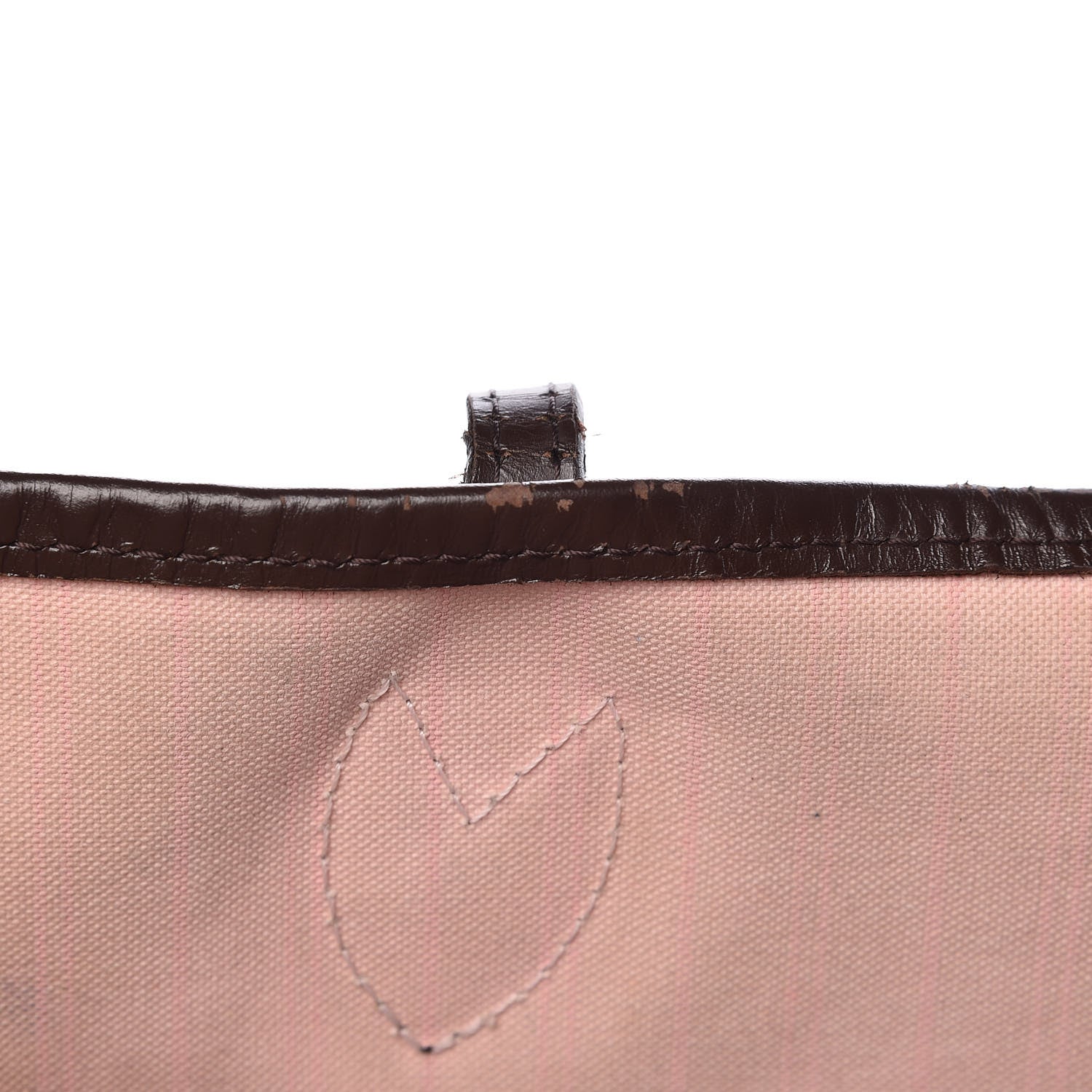 Louis Vuitton Damier Ebene Neo Neverfull MM Rose Ballerine 15 of 38