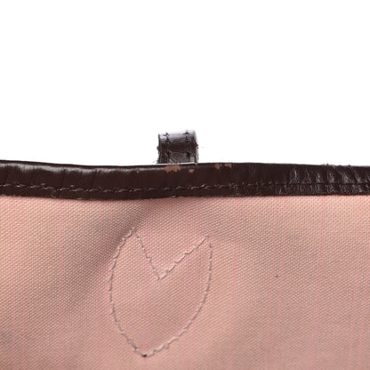 Louis Vuitton Damier Ebene Neo Neverfull MM Rose Ballerine 15 of 38