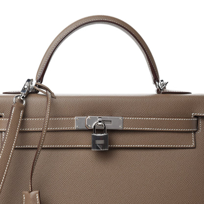 Hermes Epsom Kelly Sellier 32 Etoupe 11 of 12