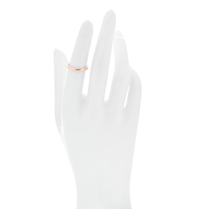 Cartier 18K Pink Gold Diamond 2.6mm 1895 Wedding Band Ring 50 5.25 2 of 7