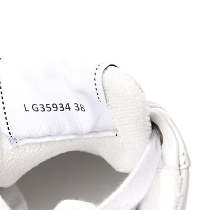 Chanel Calfskin Womens Logo Sneakers 38 White 9 of 9