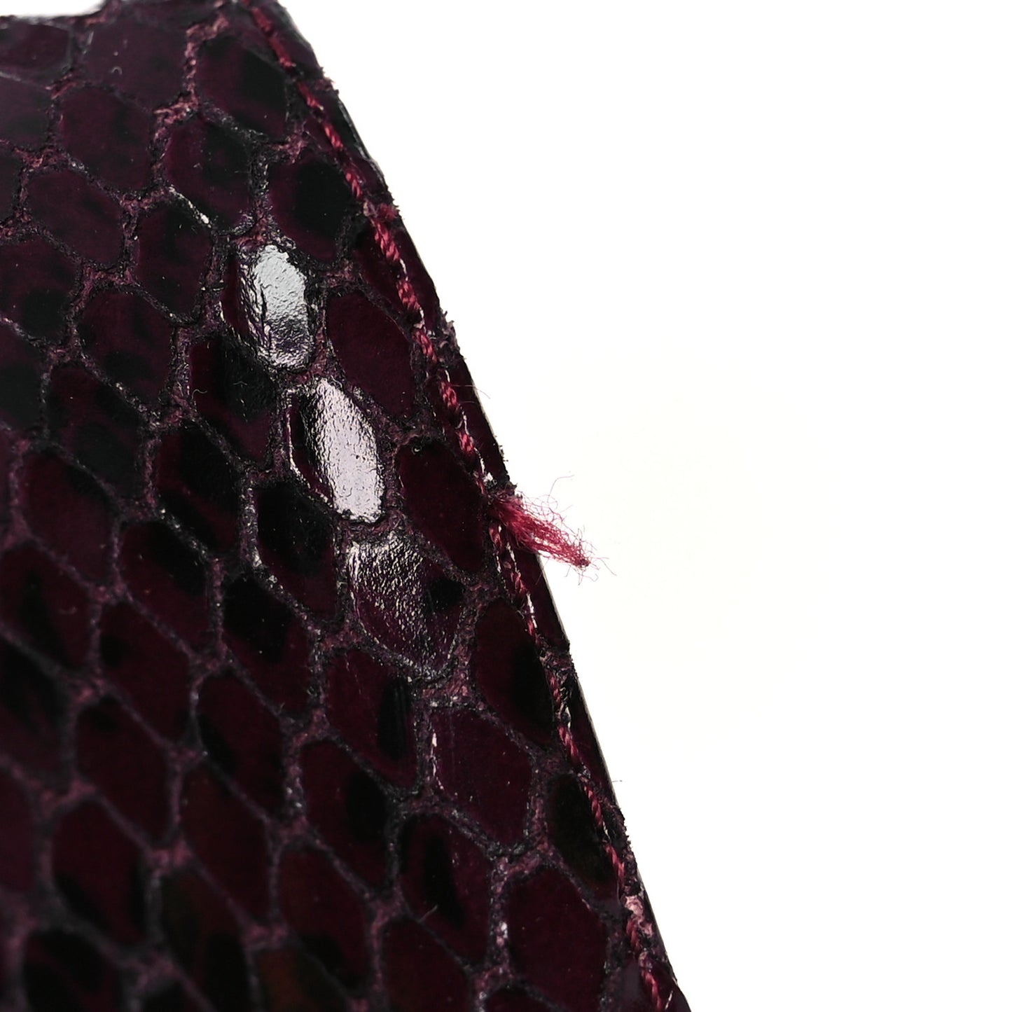 Snakeskin Mostra Pumps 38 Burgundy