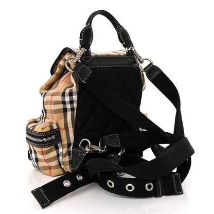 Burberry Vintage Check Small Rucksack Backpack Antique Yellow 3 of 12