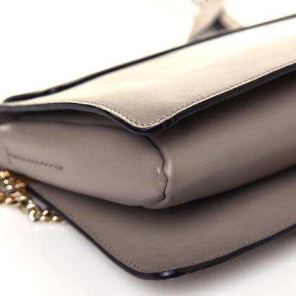 Chloe Suede Calfskin Small Faye Shoulder Bag Motty Grey 11 of 11