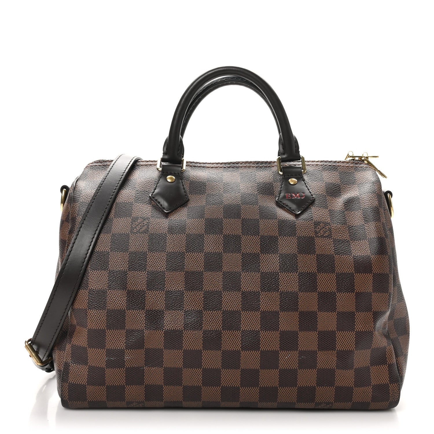 Louis Vuitton Damier Ebene Speedy Bandouliere 30 1 of 10
