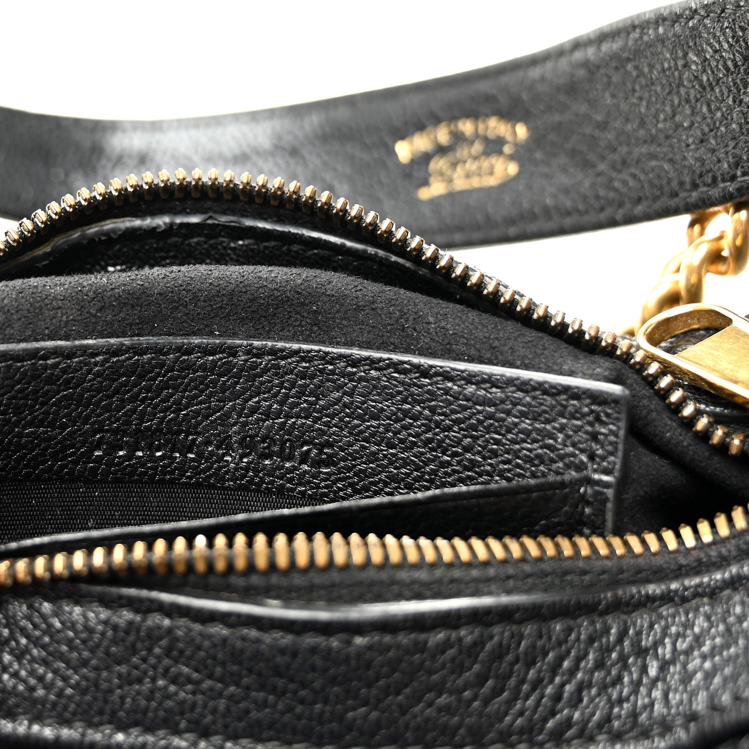 Gucci Goatskin Small Aphrodite Shoulder Bag Black 6 of 9