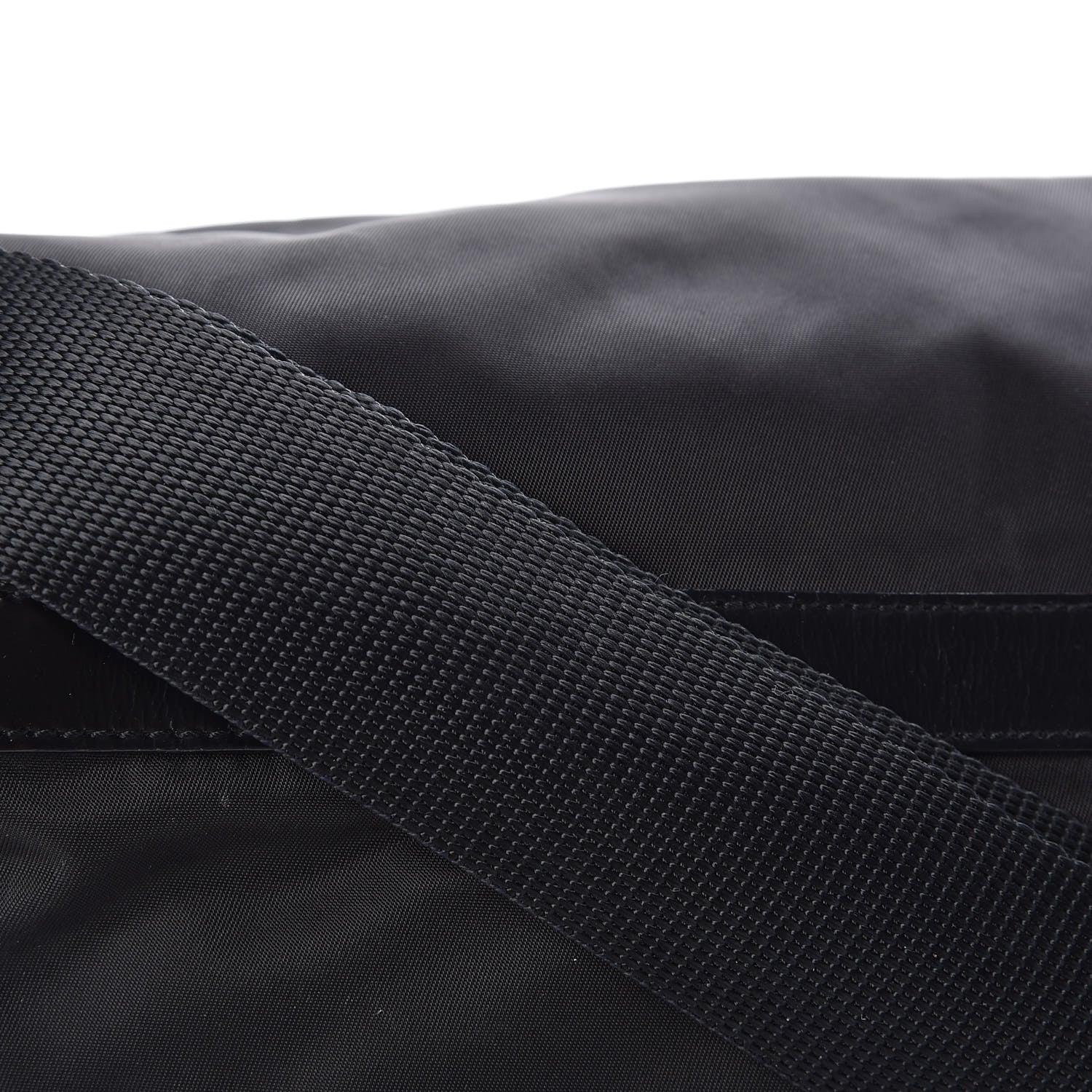 Prada Tessuto Nylon Messenger Bag Black 13 of 14