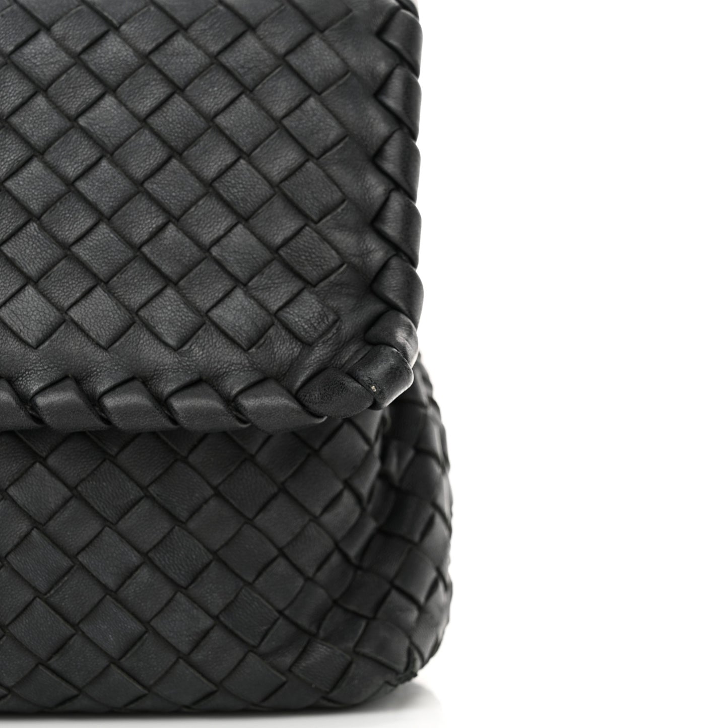 Nappa Intrecciato Small Olimpia Bag Black