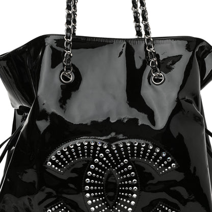 Chanel Patent Crystal Strass Bonbons Tote Black 8 of 10